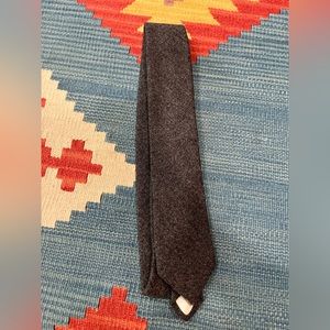 Brooks Brothers Gray Wool Tie